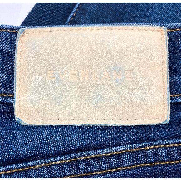 EverLane Jeans The Curvy High Rise Dark Wash Stretch Size 27 - Picture 5 of 9